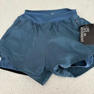 NEW NWT Bikewa Blue XS Womens Mountain Bike Shorts - 4D Padded /Zippered Pockets